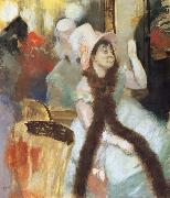 Edgar Degas Portrait apres un Bal costume France oil painting reproduction